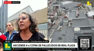 Vocera de Real Plaza: “Nosotros cumplimos con todos los mantenimientos, no hubo ninguna observación”