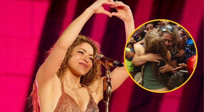 Shakira conmovida por recibimiento de sus fanáticos peruanos