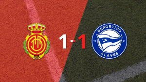 Mallorca logró sacar el empate de local frente a Alavés