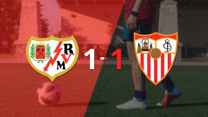 Empate a uno entre Rayo Vallecano y Sevilla