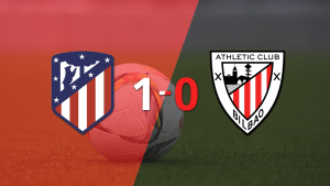 A Atlético de Madrid le alcanzó con un gol para derrotar a Athletic Bilbao en el estadio el Metropolitano