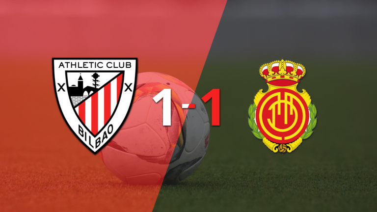 Athletic Bilbao y Mallorca se reparten los puntos y empatan 1-1