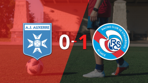 RC Strasbourg logró la victoria por 1 a 0 ante Auxerre