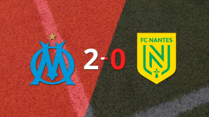 Olympique de Marsella le ganó como anfitrión a Nantes por 2-0