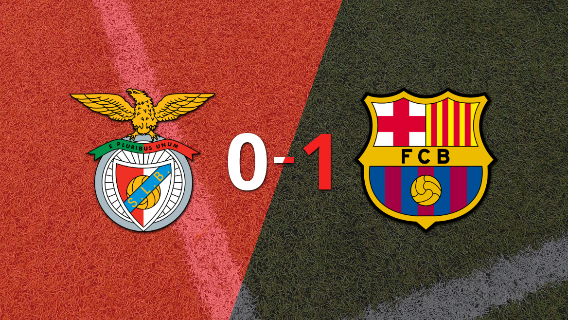 Barcelona le ganó en la ida a Benfica