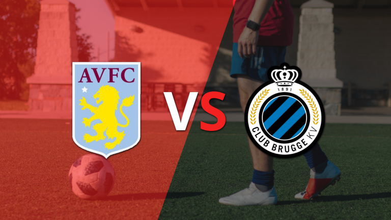 Aston Villa avanza 1 a 0 ante Club Brugge en el estadio Villa Park