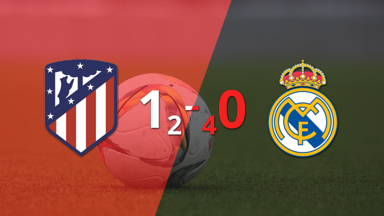 Con un marcador 0-1, Real Madrid derrotó a Atlético de Madrid por el Derbi de Madrid