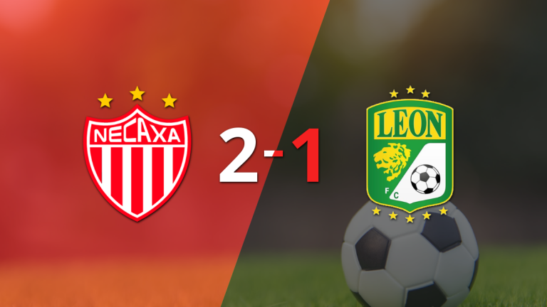 León sufre una derrota 2-1 contra Necaxa