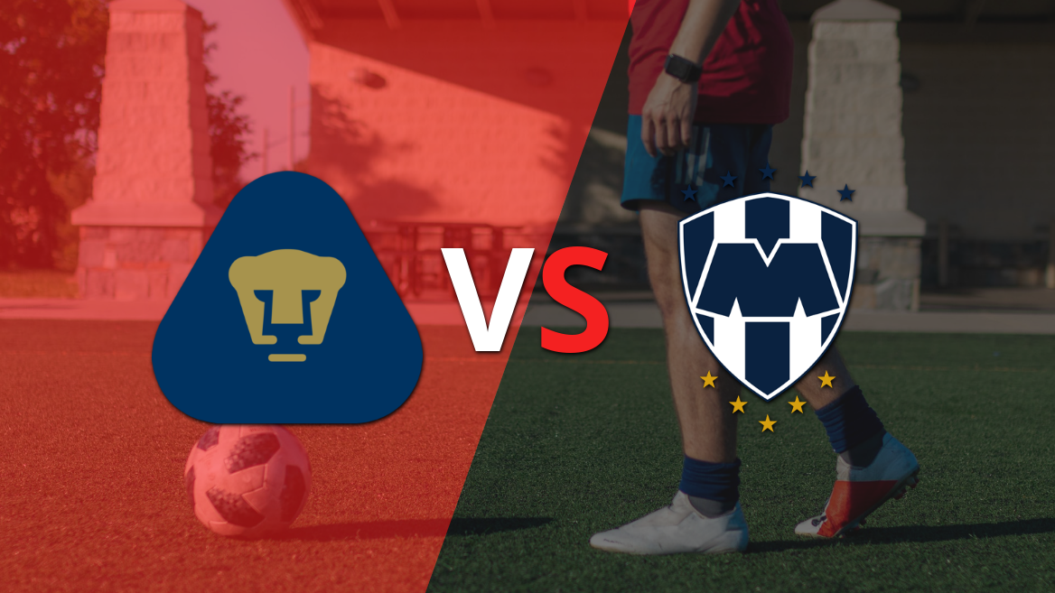 CF Monterrey derrota 3-0 a Pumas UNAM