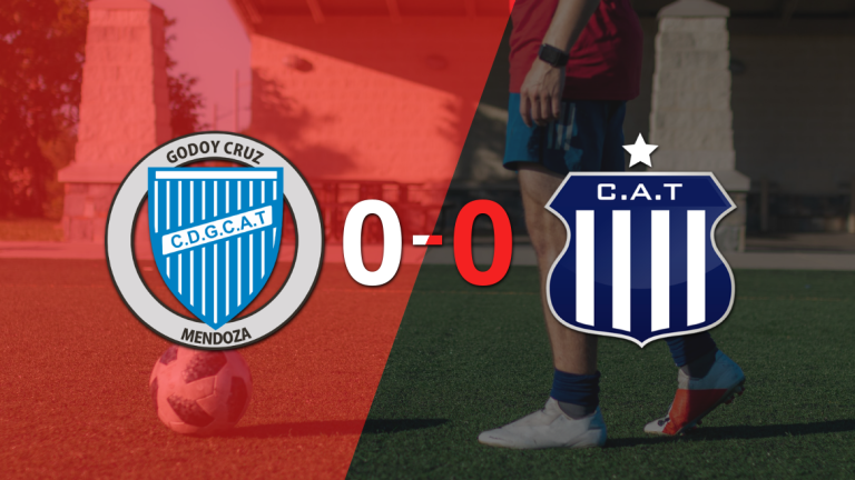 No hubo goles en el empate entre Godoy Cruz y Talleres