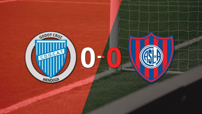 Godoy Cruz y San Lorenzo igualaron sin goles en el marcador