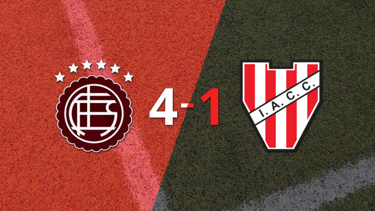 Gran remontada y goleada 4-1 de Lanús frente a Instituto