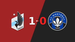 A Minnesota United le alcanzó con un gol para derrotar a CF Montréal en el estadio Allianz Field