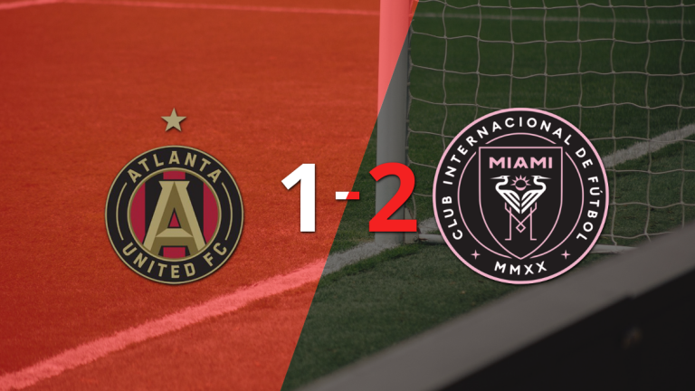 Inter Miami se impone con remontada 2-1 sobre Atlanta United, tras un gol agónico