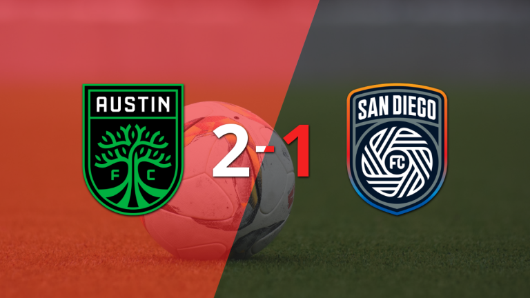 San Diego FC no pudo con Austin FC y cayó por 2-1