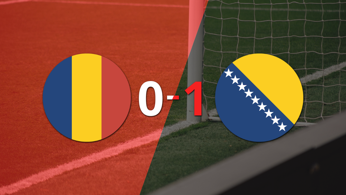 Bosnia-Herz. se quedó con la victoria 1-0 ante Rumania en el estadio Arena Nationala