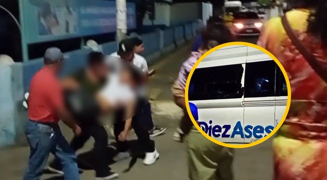 Ataque a balazos deja un muerto y un herido en miniván llena de pasajeros