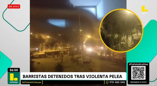 Barristas de Alianza Lima y Universitario se enfrentaron en Ate: un policía terminó herido