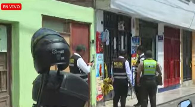 Hombre es asesinado a balazos al interior de una bodega en Surco