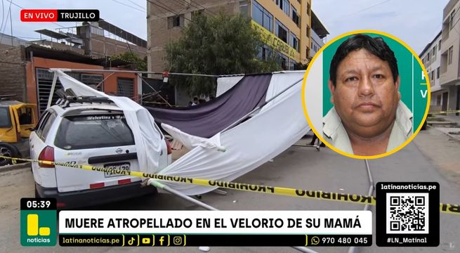 Carro se estrella dentro de velorio y mata a hombre que velaba a su madre [VIDEO]