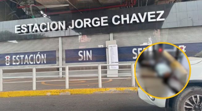 Hombre es asesinado dentro de la estación Jorge Chávez de la Línea 1 del Metro de Lima