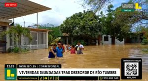 Río Tumbes se desbordó e inundó el barrio Bellavista: familias desesperadas tras perderlo todo