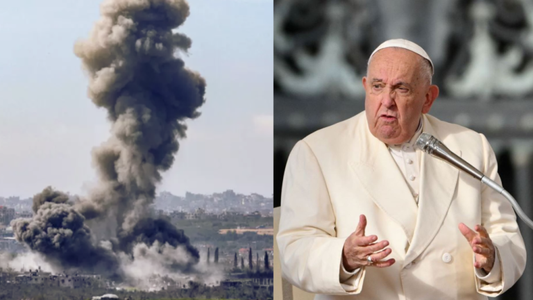 El papa Francisco pide un «alto al fuego definitivo» tras recientes bombardeos en Franja de Gaza