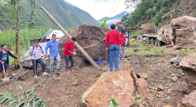 Amazonas: roca gigante cae sobre mujer tras derrumbe | VIDEO