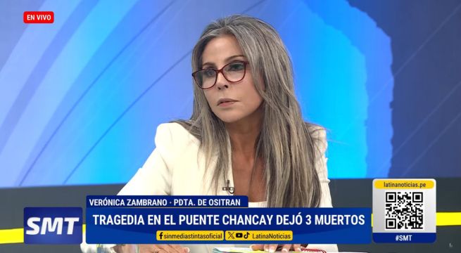 Presidenta de Ositrán sobre tragedia en puente de Chancay: «Se pudo caer con o sin lluvia»