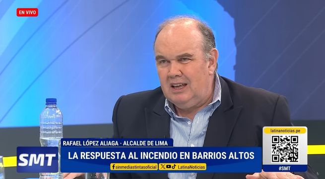 Rafael López Aliaga sobre apoyo a bomberos: «Es competencia del Ministerio de Defensa»