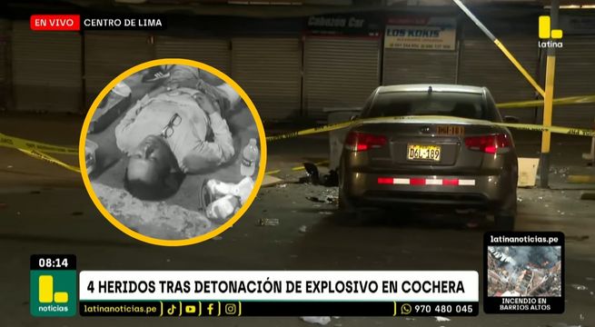 Terror en Las Malvinas: explosión en cochera deja 4 heridos