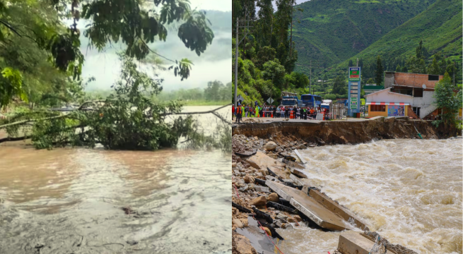 Desborde del río Apurímac causa fuertes inundaciones y deslizamientos en el Vraem