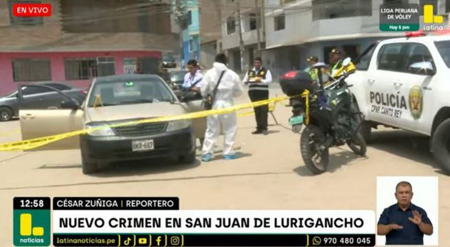 San Juan de Lurigancho: colectivero es asesinado a balazos dentro de su vehículo